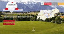 Desktop Screenshot of golftirolcard.at